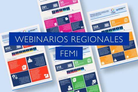 Infosheets Webinarios Regionales hacia el FEMI